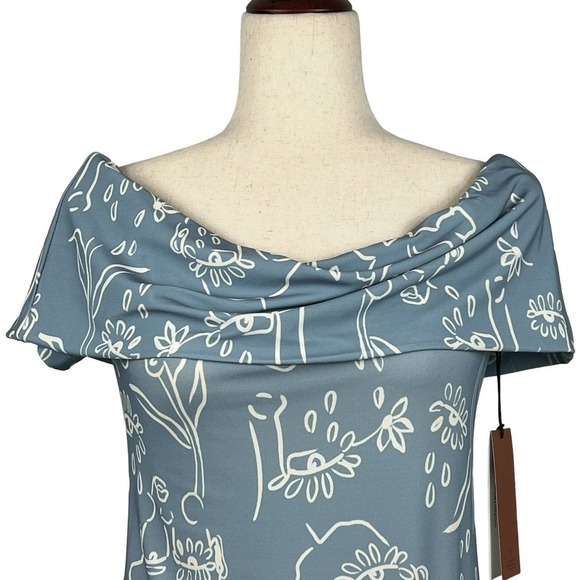 CHRISTINA MARTINEZ‎ OFF THE SHOULDER BODYSUIT WOMEN'S SIZE L NWT - Picture 2 of 16